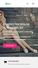 Divi Cart (screenshot mobile)