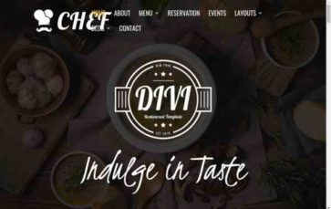 Divi Chef (screenshot desktop)