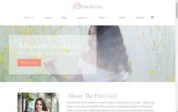 Divi Girl (screenshot desktop)