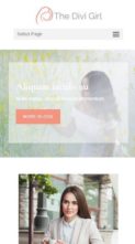 Divi Girl (screenshot mobile)
