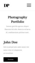 Photography Portfolio (Divi Extended) (screenshot mobile)