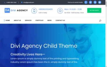 Screenshot Desktop Divi Agency (Divi Life) (screenshot desktop)
