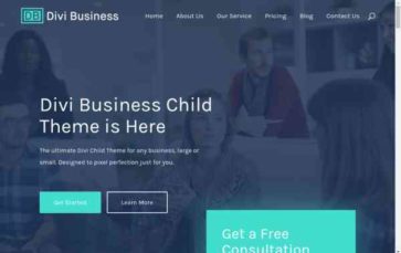 Divi Business (Divi Life) - (screenshot desktop)
