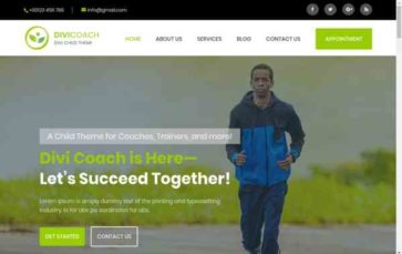 Divi Coach (Divi Life) - (screenshot desktop)