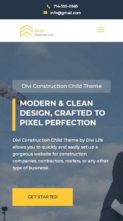 Divi Construction (Divi Life) (screenshot mobile)
