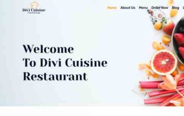 Divi Cuisine (screenshot desktop)