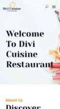 Divi Cuisine (screenshot mobile)