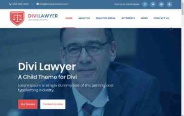 Screenshot Desktop Divi Lawyer (screenshot desktop)