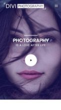 Divi Photography (Divi Life) - (screenshot mobile)