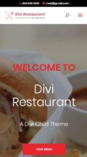 Divi Restaurant (Divi Life) (screenshot mobile)