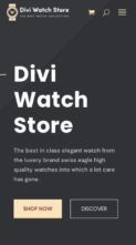 Divi Watch Store (screenshot mobile)