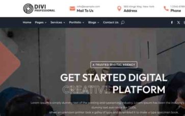 Screenshot Desktop Agency (Divi Professional) (screenshot desktop)