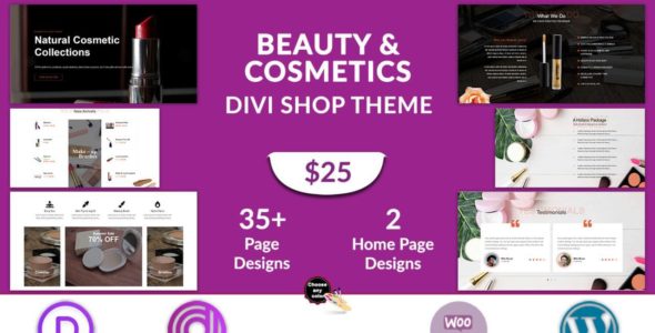Beauty and Cosmetics Shop (Divi Professional)