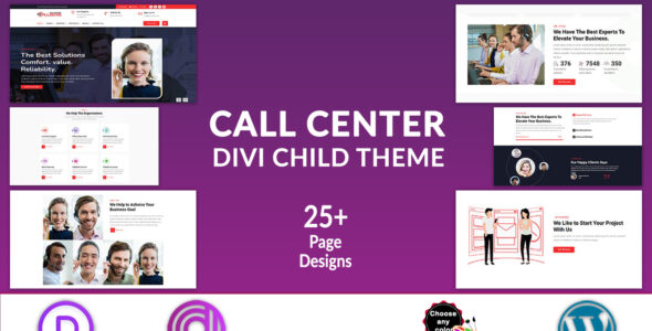 Callzens Divi Call Center (Divi Professional)