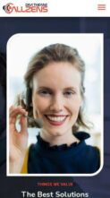 Callzens Divi Call Center (screenshot mobile)