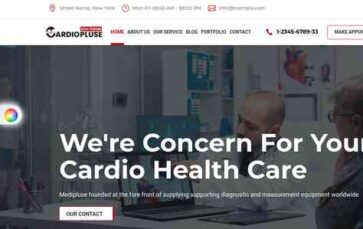 Cardiopluse (Divi Professional) - (screenshot desktop)