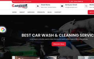 Carwash (Divi Professional) - (screenshot desktop)