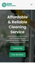 Cleaning And Renovation Service (screenshot mobile)