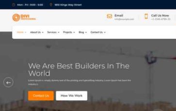 Construction Solutions Service (screenshot desktop)