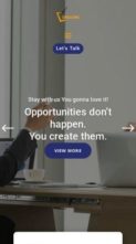 Consulting Company (Divi Professional) (screenshot mobile)