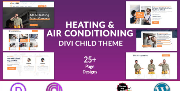 CoolFixer Divi Heating and Air Conditioning Services (Divi Professional)