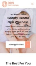 Divi Beauty, Spa, Hair Salon, Therapy Services (screenshot mobile)
