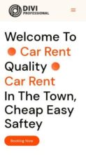 Divi Car Rental (screenshot mobile)