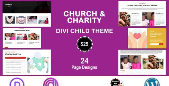 Divi Church and Charity (Divi Professional)