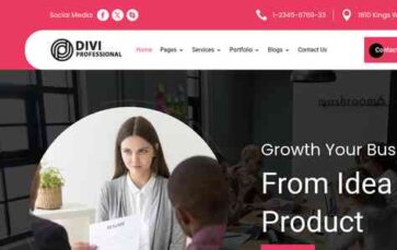 Divi Corporate Business (screenshot desktop)