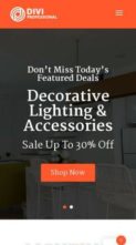 Divi Decor Light (screenshot mobile)