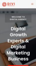 Divi Digital Agency (Divi Professional) #1 (screenshot mobile)