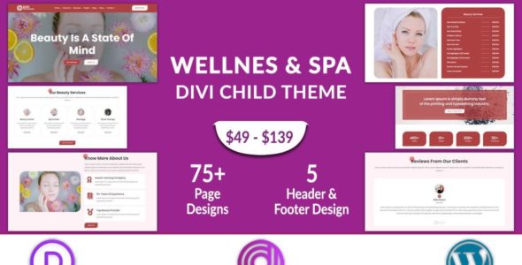 Divi Elegant Wellness And Spa (Divi Professional)