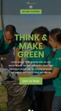 Divi Environmental Organization (screenshot mobile)