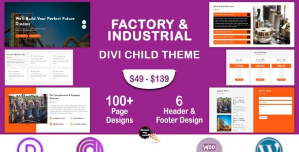 Divi Factory and Industrial (Divi Professional)