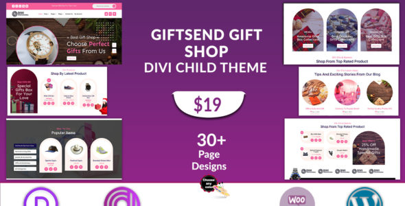 Divi Gift Shop (Divi Professional)