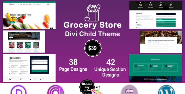 Divi Grocery Store (Divi Professional)