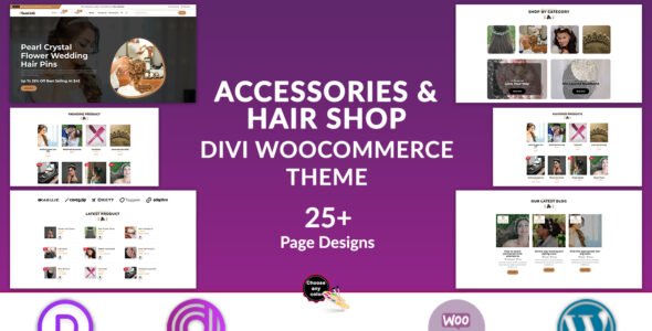 Divi Hair Shop (Divi Professional)