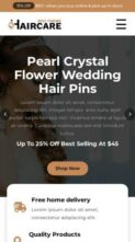 Divi Hair Shop (screenshot mobile)