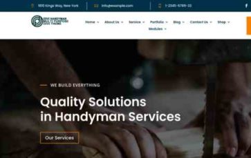 Divi Handyman (Divi Professional) (screenshot desktop)