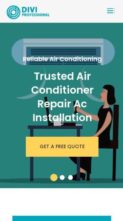 Divi Hvac (Divi Professional) (screenshot mobile)