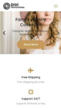 Divi Jewelry Shop (screenshot mobile)