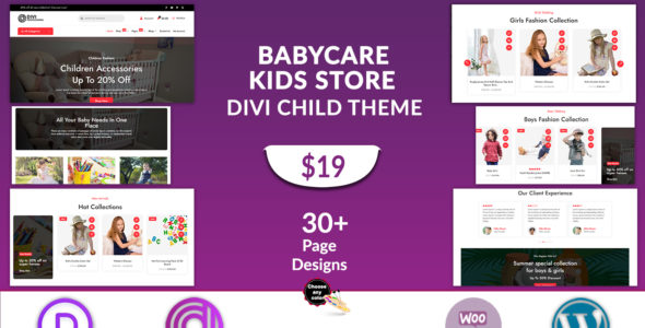 Divi Kids Store (Divi Professional)