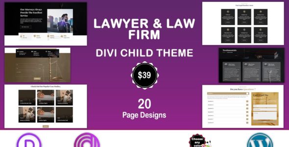 Divi Lawyer and Law Firm (Divi Professional)