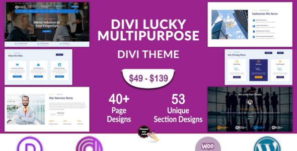 Divi Lucky Agency (Divi Professional)