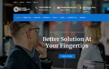 Divi Lucky Agency (screenshot desktop)
