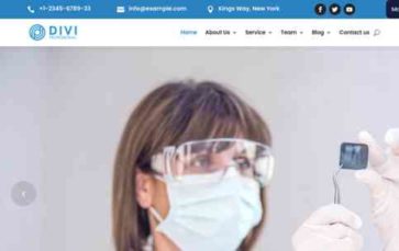 Divi Medical (Divi Professional) (screenshot desktop)