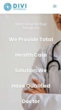 Divi Medical (Divi Professional) (screenshot mobile)