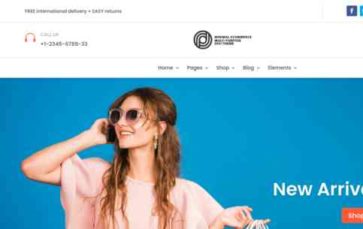 Divi Minimal Ecommerce (screenshot desktop)