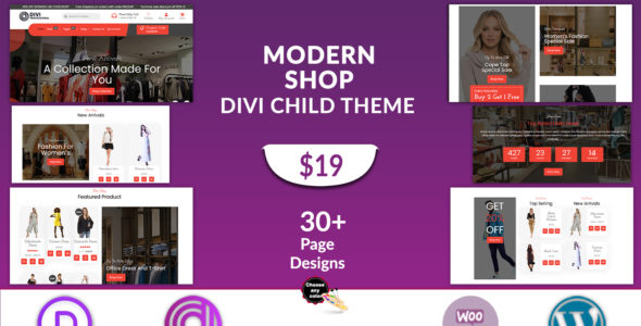 Divi Modern Shop (Divi Professional)