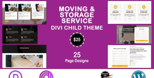 Divi Moving and Storage Services (Divi Professional)